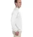 562 Jerzees Adult NuBlend® Crewneck Sweatshirt WHITE side view