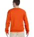 562 Jerzees Adult NuBlend® Crewneck Sweatshirt SAFETY ORANGE back view