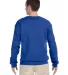 562 Jerzees Adult NuBlend® Crewneck Sweatshirt ROYAL back view