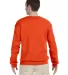 562 Jerzees Adult NuBlend® Crewneck Sweatshirt BURNT ORANGE back view