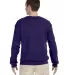 562 Jerzees Adult NuBlend® Crewneck Sweatshirt DEEP PURPLE back view
