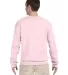 562 Jerzees Adult NuBlend® Crewneck Sweatshirt CLASSIC PINK back view