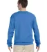 562 Jerzees Adult NuBlend® Crewneck Sweatshirt COLUMBIA BLUE back view