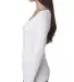 Next Level 6731 Tri-Blend Scoop in Heather white side view