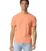 1717 Comfort Colors - Garment Dyed Heavyweight T-S in Neon cantaloupe front view