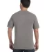1717 Comfort Colors - Garment Dyed Heavyweight T-S in Grey back view