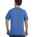1717 Comfort Colors - Garment Dyed Heavyweight T-S in Neon blue back view