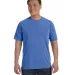 1717 Comfort Colors - Garment Dyed Heavyweight T-S in Neon blue front view