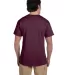 5170 Hanes® Comfortblend 50/50 EcoSmart® T-shirt in Maroon back view