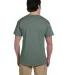 5170 Hanes® Comfortblend 50/50 EcoSmart® T-shirt in Heather green back view