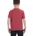 9018 Comfort Colors - Pigment-Dyed Ringspun Youth  in Crimson back view