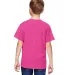 9018 Comfort Colors - Pigment-Dyed Ringspun Youth  in Neon pink back view