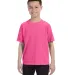 9018 Comfort Colors - Pigment-Dyed Ringspun Youth  in Neon pink front view
