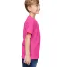 9018 Comfort Colors - Pigment-Dyed Ringspun Youth  in Neon pink side view