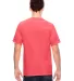 6030 Comfort Colors - Pigment-Dyed Short Sleeve Sh in Neon red orange back view