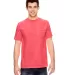 6030 Comfort Colors - Pigment-Dyed Short Sleeve Sh in Neon red orange front view