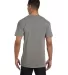 6030 Comfort Colors - Pigment-Dyed Short Sleeve Sh in Grey back view