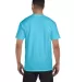 6030 Comfort Colors - Pigment-Dyed Short Sleeve Sh in Lagoon blue back view