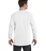 6014 Comfort Colors - 6.1 Ounce Ringspun Cotton Lo in White back view