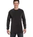 6014 Comfort Colors - 6.1 Ounce Ringspun Cotton Lo in Black front view