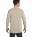 6014 Comfort Colors - 6.1 Ounce Ringspun Cotton Lo in Sandstone back view
