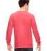6014 Comfort Colors - 6.1 Ounce Ringspun Cotton Lo in Neon red orange back view