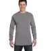 6014 Comfort Colors - 6.1 Ounce Ringspun Cotton Lo in Grey front view