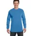 6014 Comfort Colors - 6.1 Ounce Ringspun Cotton Lo in Royal caribe front view