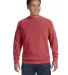 1566 Comfort Colors - Pigment-Dyed Crewneck Sweats in Crimson front view