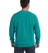 1566 Comfort Colors - Pigment-Dyed Crewneck Sweats in Seafoam back view