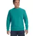 1566 Comfort Colors - Pigment-Dyed Crewneck Sweats in Seafoam front view