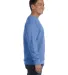 1566 Comfort Colors - Pigment-Dyed Crewneck Sweats in Flo blue side view
