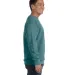 1566 Comfort Colors - Pigment-Dyed Crewneck Sweats in Blue spruce side view