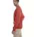 S600 Champion Logo Double Dry Crewneck Pullover in Red river clay side view