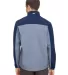 5350 DRI DUCK - Motion Soft Shell Jacket DEEP BLUE HEATHR back view