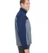5350 DRI DUCK - Motion Soft Shell Jacket DEEP BLUE HEATHR side view