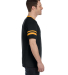 360 Augusta Sportswear Sleeve Stripe Jersey in Black/ gold side view