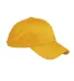 BX020 Big Accessories 6-Panel Structured Twill Cap in Athletic gold front view