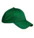 BX020 Big Accessories 6-Panel Structured Twill Cap in Kelly green front view
