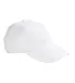 Big Accessories BX008 Brushed Twill Unstructured D in White front view