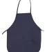 APR51 Big Accessories Two-Pocket 24" Apron in Navy front view