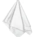 BA001 Big Accessories Solid Bandana in White front view