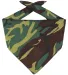 BA001 Big Accessories Solid Bandana in Forest camo front view