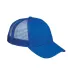 BX019 Big Accessories 6-Panel Structured Trucker C in Royal front view