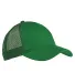 BX019 Big Accessories 6-Panel Structured Trucker C in Light forest front view