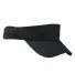 BX022 Big Accessories Sport Visor with Mesh in Black front view