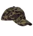 BX018 Big Accessories Unstructured Camo Hat in Green camo front view
