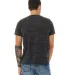 BELLA+CANVAS 3650 Mens Poly-Cotton T-Shirt in Black marble back view