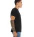 BELLA+CANVAS 3650 Mens Poly-Cotton T-Shirt in Black side view