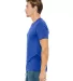 BELLA+CANVAS 3650 Mens Poly-Cotton T-Shirt in True royal side view